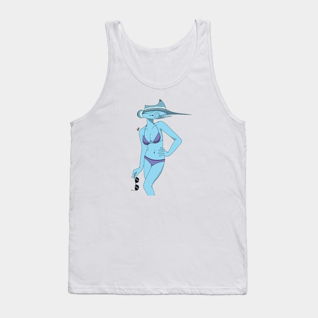 Sailhead Tank Top by Munchbud Ink